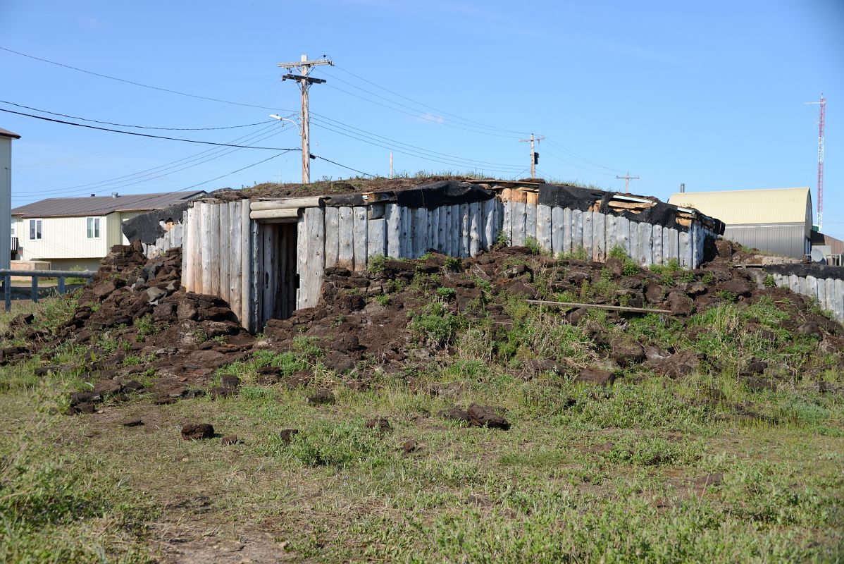 14A Traditional Sod House From The Outside On Arctic Ocean Tuk Tour In Tuktoyaktuk Northwest Territories